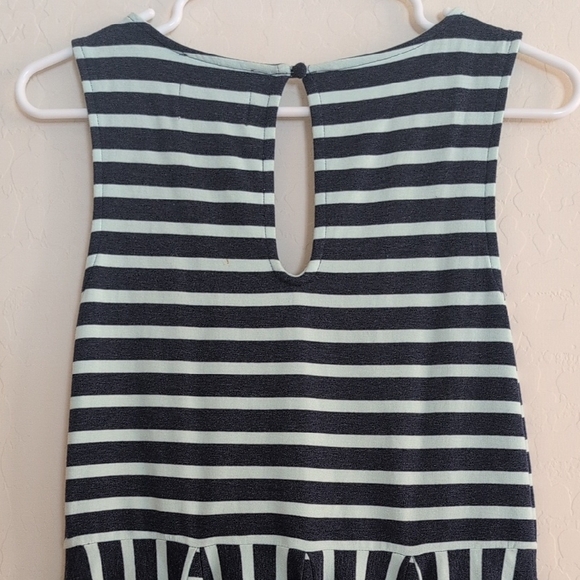Anthropologie Saturday Sunday Blue Striped Sleeveless Tank Dress - Size M - Picture 7 of 11